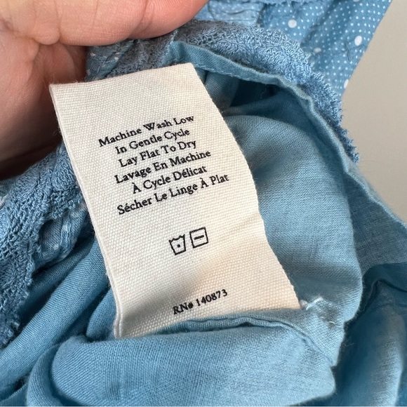 New LoveShackFancy Corelli Dress Blue Bonnet Size Medium - Picture 7 of 13